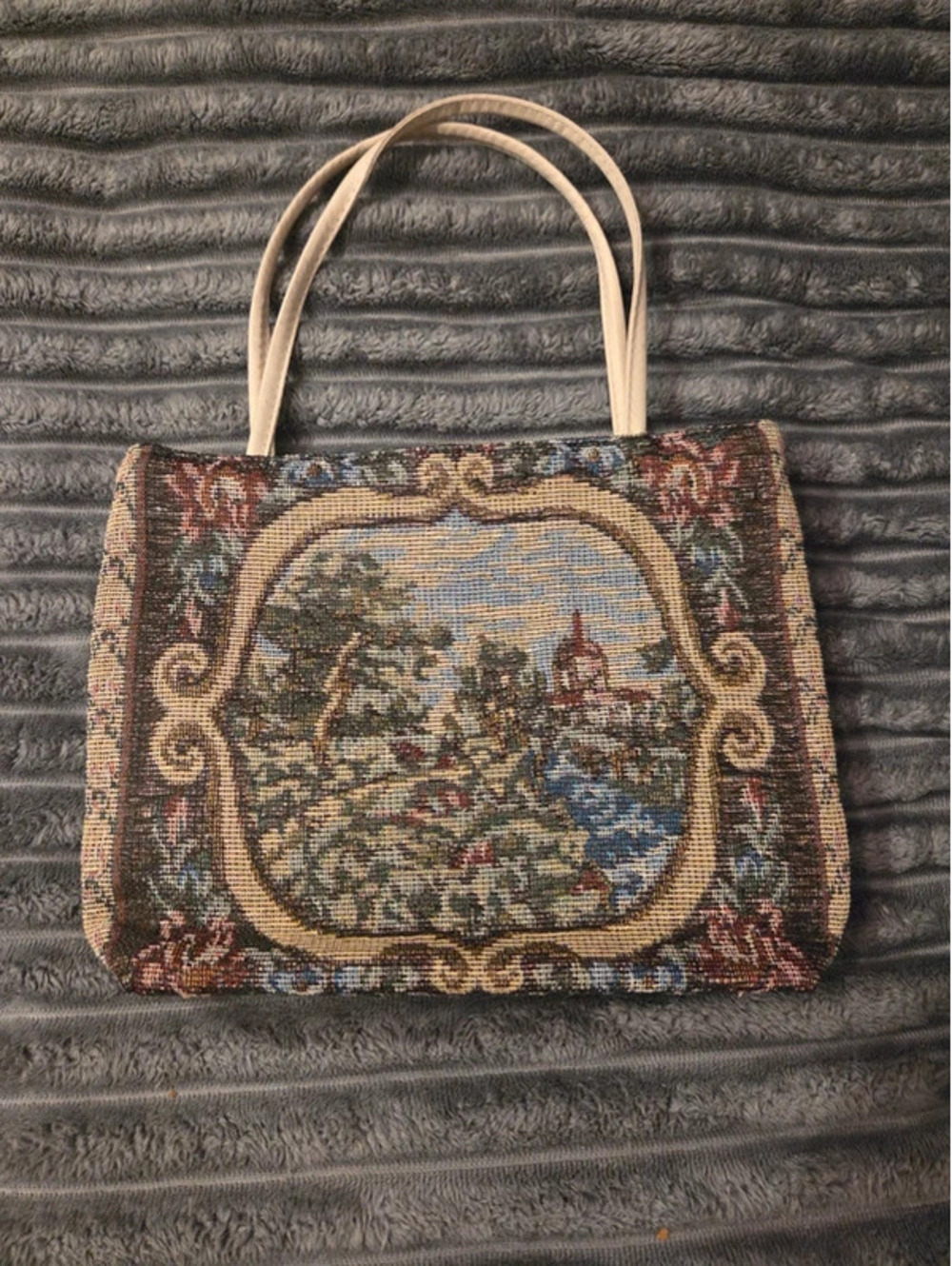 Vintage tapestry handbag